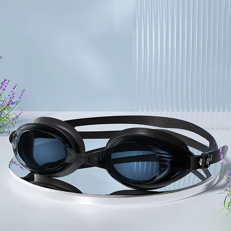 Swimming Goggles for Men & Women – Anti-Fog UV Protection, Waterproof, Adjustable Silicone Swim Goggles for Adults & Kids
