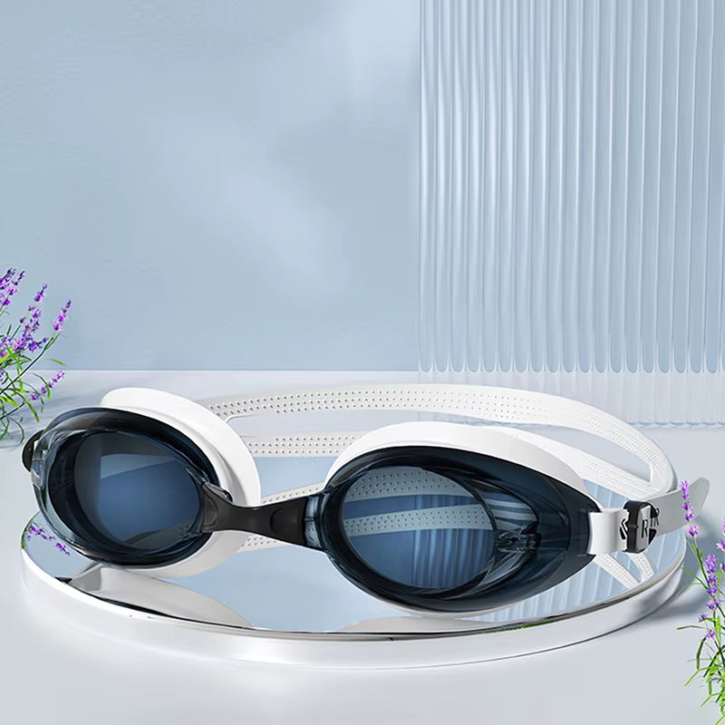 Swimming Goggles for Men & Women – Anti-Fog UV Protection, Waterproof, Adjustable Silicone Swim Goggles for Adults & Kids