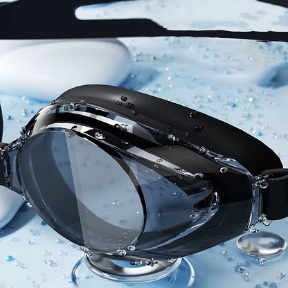 Swimming Goggles for Men & Women – Anti-Fog UV Protection, Waterproof, Adjustable Silicone Swim Goggles for Adults & Kids