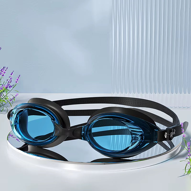Swimming Goggles for Men & Women – Anti-Fog UV Protection, Waterproof, Adjustable Silicone Swim Goggles for Adults & Kids