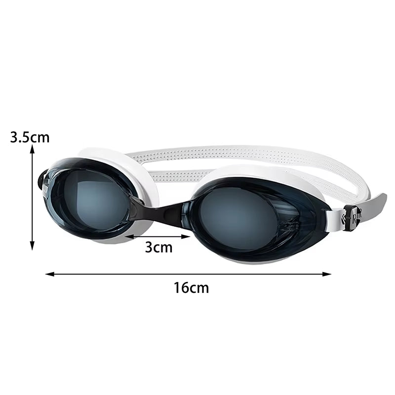 Swimming Goggles for Men & Women – Anti-Fog UV Protection, Waterproof, Adjustable Silicone Swim Goggles for Adults & Kids