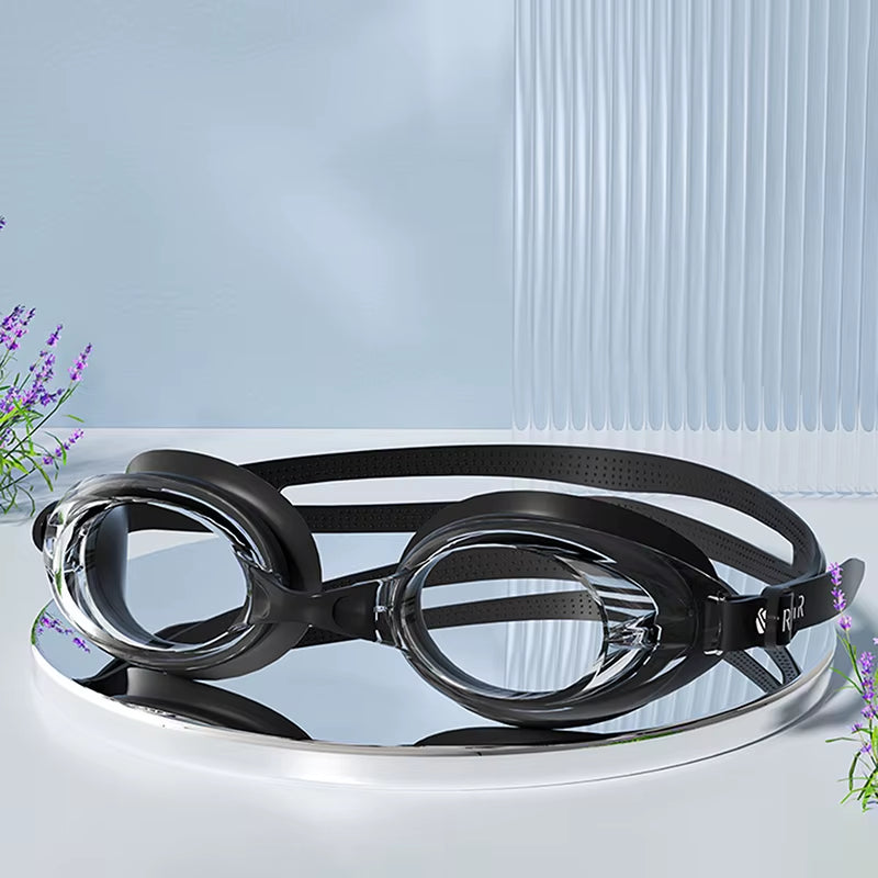 Swimming Goggles for Men & Women – Anti-Fog UV Protection, Waterproof, Adjustable Silicone Swim Goggles for Adults & Kids